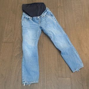 Abercrombie The Ankle Straight Maternity Jeans